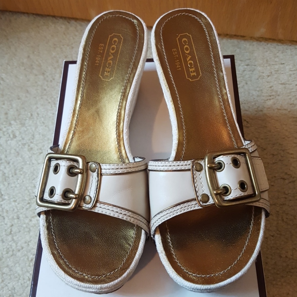 Coach Sandals! Like New!